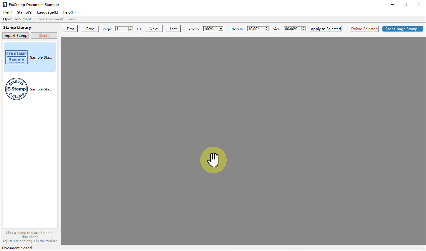 make stamps for pdf
